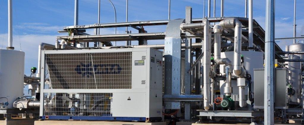 gas conditioning unit outside on Queensland site