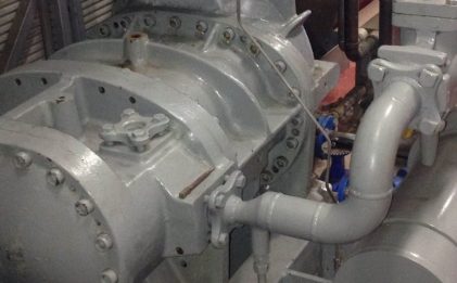 a refrigeration plant to service the two auto bake serpentine systems
