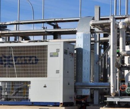 gas conditioning unit outside on Queensland site