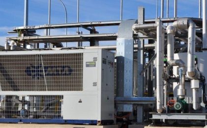 gas conditioning unit outside on Queensland site