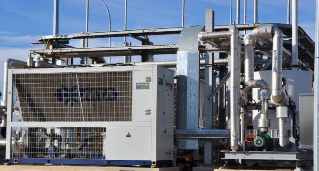 gas conditioning unit outside on Queensland site