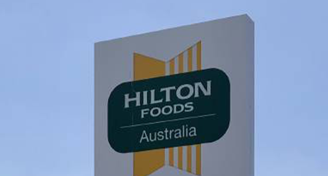 exterior of building showing Hilton Foods logo