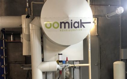 glycol chiller and reticulation circuit with oomiak business logo on it